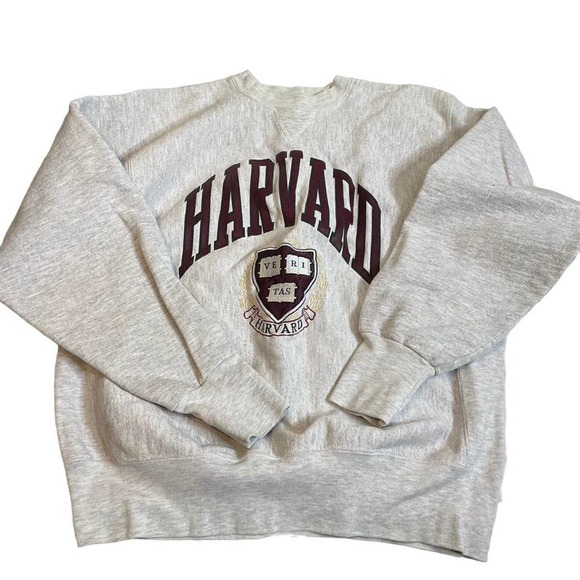 Harvard Other - HARVARD Vintage College Sweatshirt Extra Large XL Grey Heather Pullover